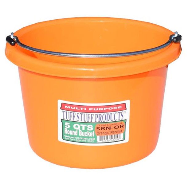 TUFFSTUFF Small Round Bucket 5 Qt
