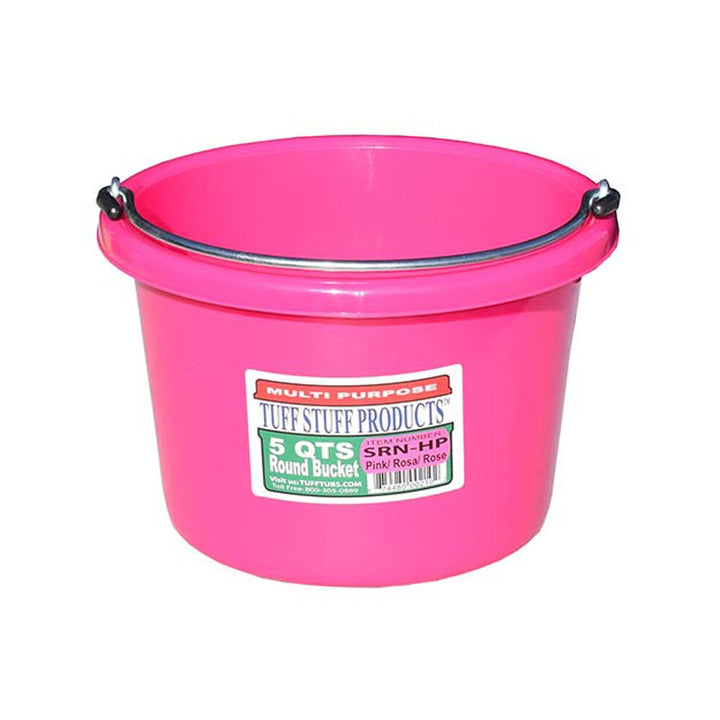 TUFFSTUFF Small Round Bucket 5 Qt