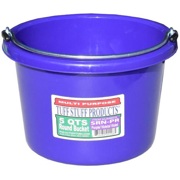 TUFFSTUFF Small Round Bucket 5 Qt
