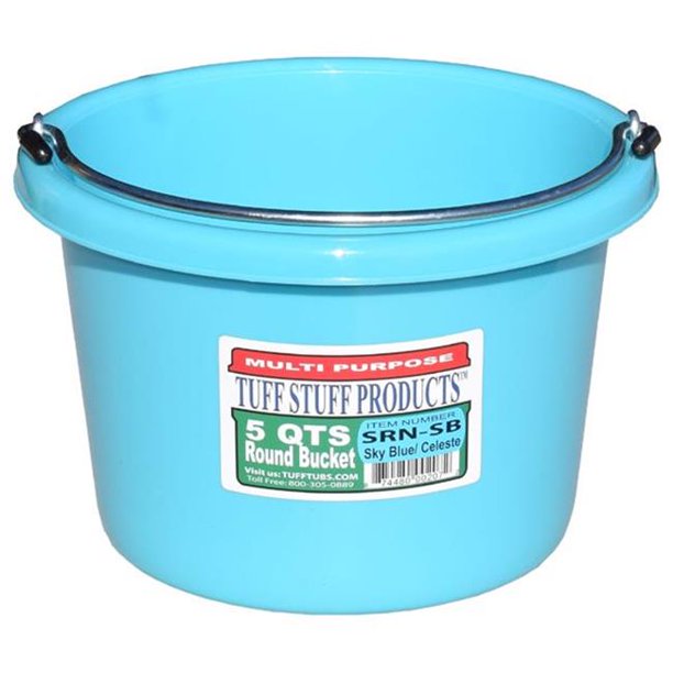 TUFFSTUFF Small Round Bucket 5 Qt