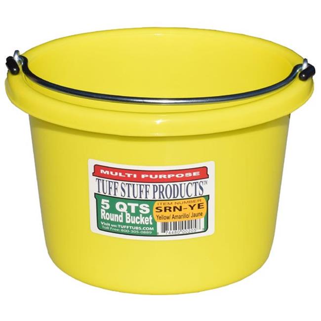 TUFFSTUFF Small Round Bucket 5 Qt