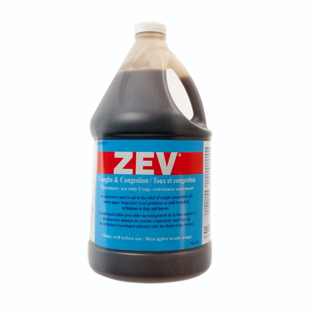 Zev For Coughs and Congestion  DIN# 549312  4L - Irvine Tack & Western Wear